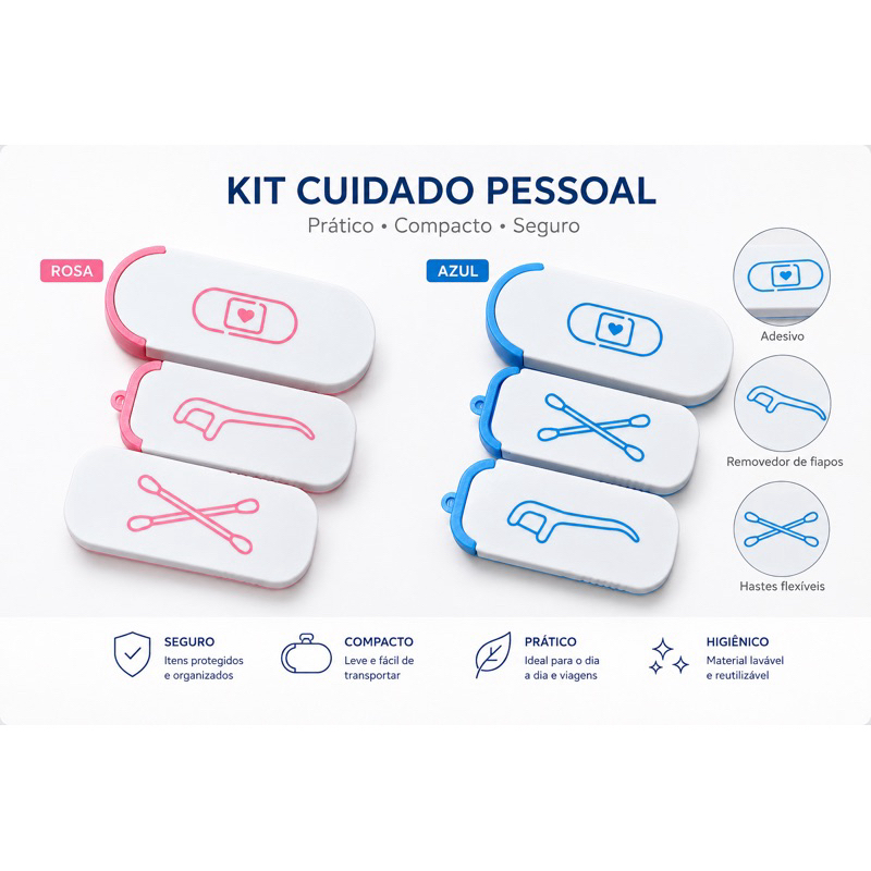 Kit Estojo para Viagem