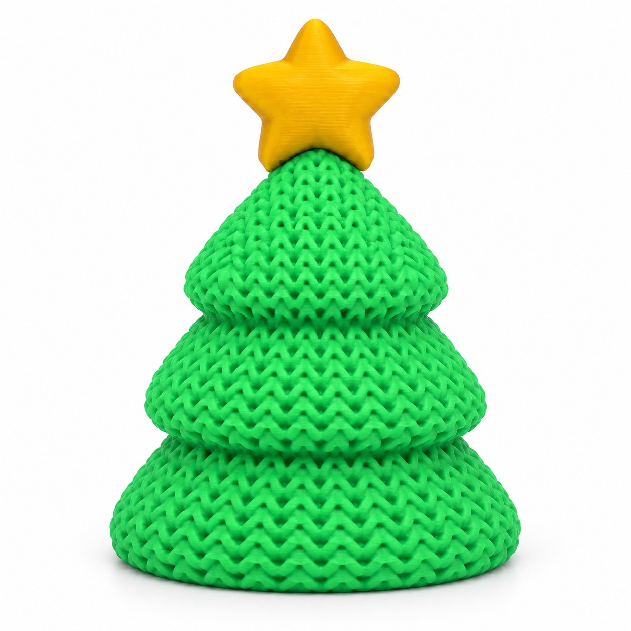 Árvore de Natal tricô 9 cm — unidade